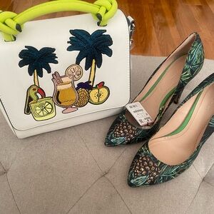 Zara purse and heels